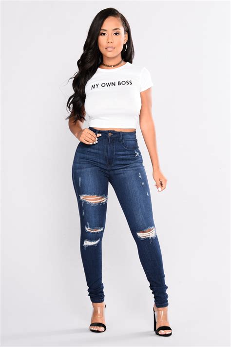 Available In Regular 32" Inseam & Tall 37" Inseam Straight Leg Jean Low Stretch Side Slit 5 Pocket 11" High Rise Disclaimer Due To The Specialized Wash Process, Each Garment Is Unique. . Fashion nova jeans